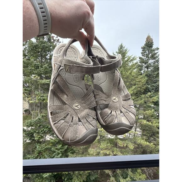 Keen Rose Casual Closed Bumper Toe Sandals Brown Women's Size US 7 - Picture 9 of 14
